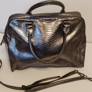 Michael Kors Embossed Leather Satchel